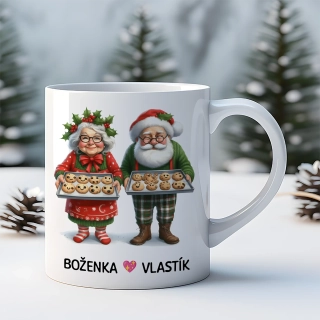 Hrnek 330ml | BABIČKA S DĚDOU se jmény 14