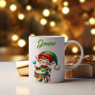 Hrnek 330ml | Vánoční elf 05