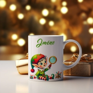 Hrnek 330ml | Vánoční elf 09