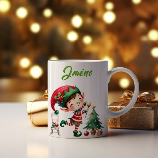 Hrnek 330ml | Vánoční elf 10