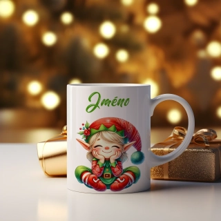 Hrnek 330ml | Vánoční elf 11