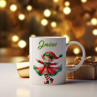 Hrnek 330ml | Vánoční elf 15
